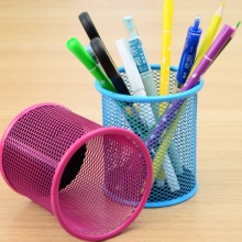 晨光多彩金属圆形笔筒ABT98416