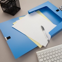 晨光55mm背宽档案盒(蓝)ADM94817B