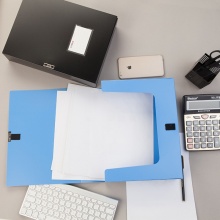 晨光75mm背宽档案盒(蓝)ADM94818B