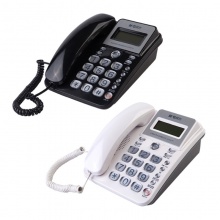 晨光标准型经典水晶按键电话机AEQ96754黑