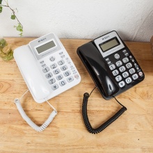 晨光标准型经典水晶按键电话机AEQ96754黑