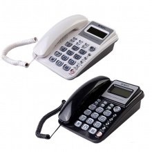 晨光标准经典摇头水晶按键电话机AEQ96755黑