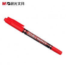 晨光双头记号笔MG2130黑